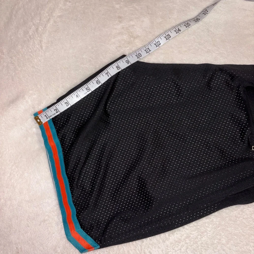 JUST DON Flint Tropics Basketball Shorts Mens XL Black Semi-Pro Jackie Moon Mesh